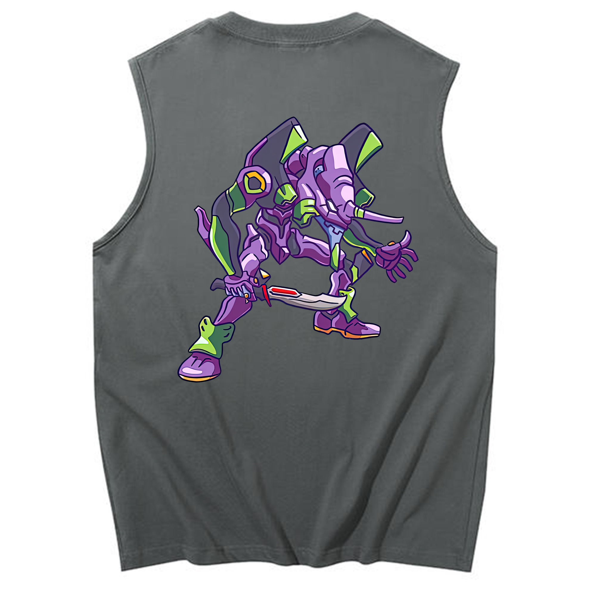 （画像用） EVA 新世紀エヴァンゲリオン コットン100％タンクトップ（背面プリント）